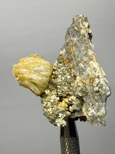 Load image into Gallery viewer, High-Grade Yellow Barite with Iron Pyrite | Bou Nahas Mine, Tinghir Province, Morocco

