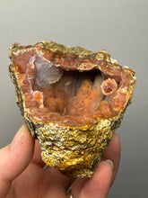 Load image into Gallery viewer, “Goblin Chalcedony” Pink &amp; Orange Druzy Botryoidal Stalactites — Tichka Massif, High Atlas, Morocco
