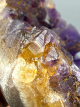 Load image into Gallery viewer, Premium Hematite-Phantom Deep Magenta Ametrine Cluster | Deccan Traps, India | Collector Mineral Specimen
