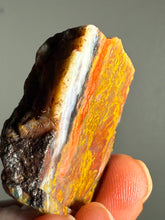 Load image into Gallery viewer, Pink Yellow Red Moroccan Agate | High Atlas Mountains •UNPOLISHED LAPIDARY  SLAB
