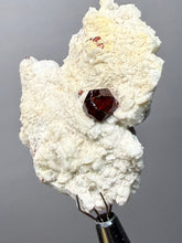 Load image into Gallery viewer, High-Grade Naturally Faceted Red Spessartine Garnet on Matrix — Skardu, Pakistan
