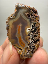 Load image into Gallery viewer, Polished Malawi Agate Half – High-Grade African Banded Agate Display Specimen
