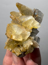 Load image into Gallery viewer, Isometric Fluorite &amp; Scalenohedral Calcite Specimen | Pakistan Mineral Collector Display Piece
