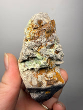 Load image into Gallery viewer, High-Grade Green Wavellite Collectors Specimen - Radiating Botryoidal Crystal Formation - Arkansas, USA
