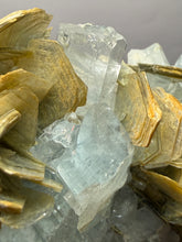 Load image into Gallery viewer, Premium Aquamarine with Mica on Matrix  Collector Mineral Specimen – Nagar Valley, Pakistan
