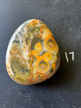 Load image into Gallery viewer, Bumblebee Jasper Agate Palm Stone from West Java, Indonesia • AAA High Grade
