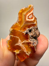 Load image into Gallery viewer, Polished Malawi Agate Half – High-Grade African Banded Agate Display Specimen
