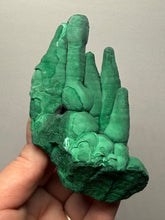 Load image into Gallery viewer, 4.5” High-Grade Malachite Stalactite “Cave” Formation | DR Congo | Mineral Collector Specimen
