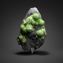 Load image into Gallery viewer, High-Grade Green Wavellite Collectors Specimen - Radiating Botryoidal Crystal Formation - Arkansas, USA
