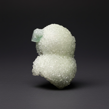 Load image into Gallery viewer, Luminous Mint Apophyllite with Glittering Druzy Sugar Quartz – India
