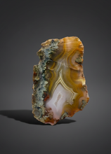 Load image into Gallery viewer, Moroccan Red and Orange Banded Agate Sahara | High Atlas | Polished
