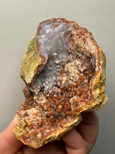 Load image into Gallery viewer, “Goblin Chalcedony” Pink &amp; Orange Druzy Botryoidal Stalactites — Tichka Massif, High Atlas, Morocco
