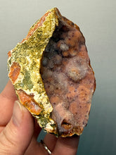Load image into Gallery viewer, “Goblin Chalcedony” Pink &amp; Orange Druzy Botryoidal Stalactites — Tichka Massif, High Atlas, Morocco
