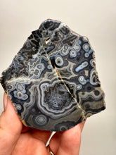 Load image into Gallery viewer, Mystical Turkish Stick &amp; Eye Agate with Intriguing Inclusions – Great Banding and Eyes
