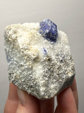 Load image into Gallery viewer, Afghan Lazurite Specimen | Deep Blue Lapis-Grade Crystal on Matrix | Collector Display Mineral
