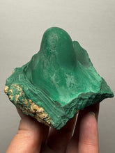 Load image into Gallery viewer, 3.8” High-Grade Malachite Stalactite “Cave” Formation | DR Congo | Mineral Collector Specimen
