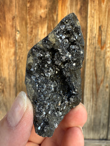 Druzy Black Apophyllite • Maharashtra, India