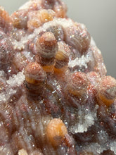 Load image into Gallery viewer, “Goblin Chalcedony” Pink and Red Druzy Botryoidal Stalactites — Tichka Massif, High Atlas, Morocco
