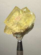 Load image into Gallery viewer, Yellow Fluorite on Quartz – Bull Vein | Lady Annabella Mine, Eastgate, Weardale, County Durham, England
