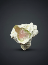 Load image into Gallery viewer, Watermelon Tourmaline on Matrix – Collector Mineral Specimen from Pakistan
