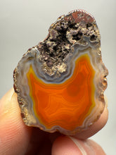 Load image into Gallery viewer, Polished Malawi Agate Half – High-Grade African Banded Agate Display Specimen
