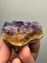 Load image into Gallery viewer, Premium Hematite-Phantom Deep Magenta Ametrine Cluster | Deccan Traps, India | Collector Mineral Specimen

