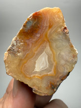 Load image into Gallery viewer, Polished Malawi Agate Half – High-Grade African Banded Agate Display Specimen
