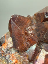 Load image into Gallery viewer, Premium Hematite-Phantom Deep Magenta Ametrine Cluster | Deccan Traps, India | Collector Mineral Specimen
