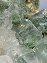 Load image into Gallery viewer, Chlorite-Included Quartz Cluster (Green Phantom Quartz) – Pakistan Mineral Specimen
