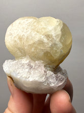 Load image into Gallery viewer, Rare Botryoidal Yellow Fluorite on Quartz Matrix  Collector Mineral Specimen – Maharashtra, India
