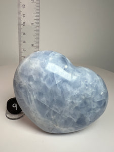 Blue Celestite Heart