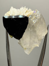 Load image into Gallery viewer, Blue Cap Dark Green Stak Nala Tourmaline and Cleavelandite – Haramosh Mountains, Pakistan | Thumbnail Specimen
