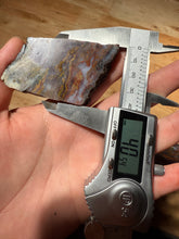 Load image into Gallery viewer, PREMIUM DISPLAY or LAPIDARY SLAB • Moroccan “Dream Landscape Jagate” (Purple, Teal, Red, Green, Red, Yellow &amp; Orange Moss Plume Agate + Jasper) Stone • Double Sided • High Atlas Mountains • Unpolished
