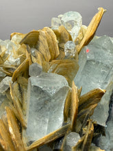 Load image into Gallery viewer, Premium Aquamarine with Mica on Matrix  Collector Mineral Specimen – Nagar Valley, Pakistan
