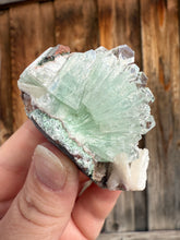 Load image into Gallery viewer, Light Mint Green Radial (Disco Ball) Apophyllite + Stilbite • Maharashtra, India
