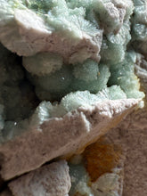 Load image into Gallery viewer, High-Grade Green Wavellite Collectors Specimen - Radiating Botryoidal Crystal Formation - Arkansas, USA
