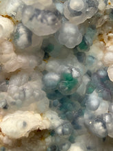 Load image into Gallery viewer, Blue-Green Chrysocolla in Botryoidal Chalcedony Cabinet Specimen | Indonesia
