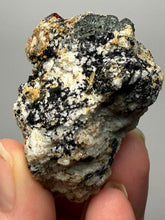 Load image into Gallery viewer, Naturally Faceted Zircon Crystal on Pegmatite–Biotite Matrix • Pakistan Mineral Specimen
