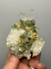 Load image into Gallery viewer, Chlorite-Included Quartz Cluster (Green Phantom Quartz) | Pakistan Mineral Specimen
