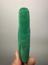 Load image into Gallery viewer, 3.5” Druzy Malachite Stalactite — Botryoidal “Cave” Formation | DR Congo  | Collector Mineral Specimen
