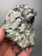Load image into Gallery viewer, High-Grade Green Wavellite Collectors Specimen - Radiating Botryoidal Crystal Formation - Arkansas, USA
