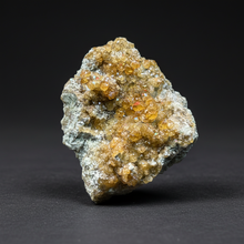 Load image into Gallery viewer, Hessonite Garnet Cluster on Matrix – Natural Collector Specimen from Pakistan | High-Grade Orange-Red Garnet Crystals
