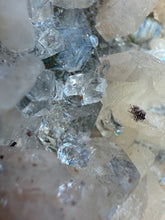 Load image into Gallery viewer, Clear Druzy Gem Apophyllite Stalactite + Pink Stilbite • Maharashtra, India
