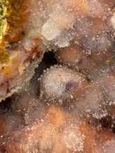 Load image into Gallery viewer, “Goblin Chalcedony” Pink &amp; Orange Druzy Botryoidal Stalactites — Tichka Massif, High Atlas, Morocco

