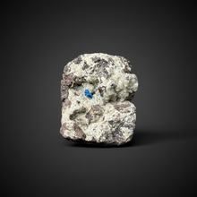Load image into Gallery viewer, Rare Electric Blue Cavansite on Druzy Matrix – Collector Mineral Specimen | India

