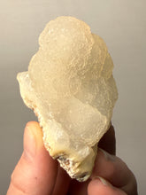 Load image into Gallery viewer, High-Grade “Dream Cloud” Druzy Chalcedony Stalactite — Maharashtra, India (Collector Display Specimen)
