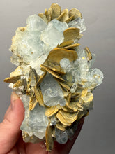 Load image into Gallery viewer, Premium Aquamarine with Mica on Matrix  Collector Mineral Specimen – Nagar Valley, Pakistan
