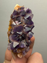 Load image into Gallery viewer, Premium Hematite-Phantom Deep Magenta Ametrine Cluster | Deccan Traps, India | Collector Mineral Specimen
