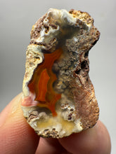 Load image into Gallery viewer, Polished Malawi Agate Half – High-Grade African Banded Agate Display Specimen
