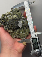 Load image into Gallery viewer, 4.8” New Find: Huanzala Mine Peru Sphalerite + Chalcopyrite + Apatite + Calcite + Quartz | Collector Display Specimen
